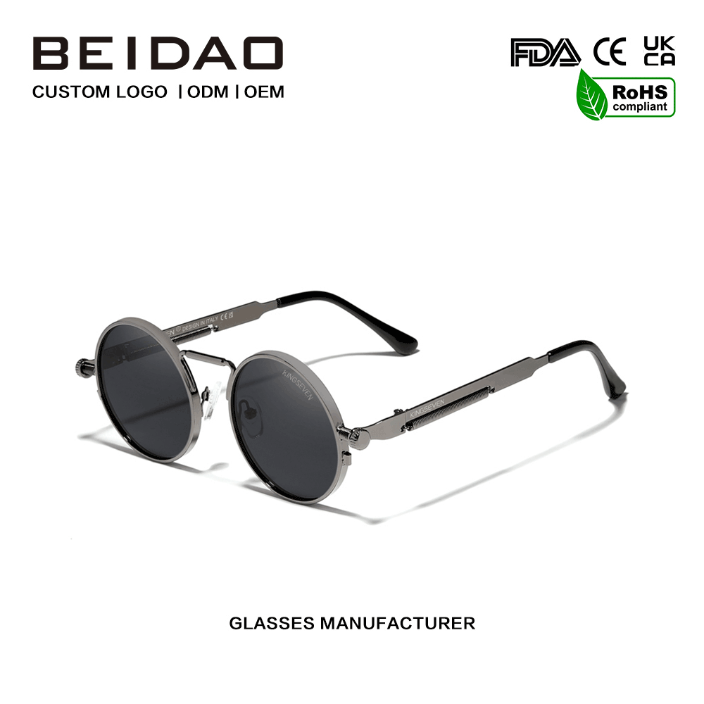 Dizajnerska sončna očala Polarized Vintage Metal z zaščito UV400